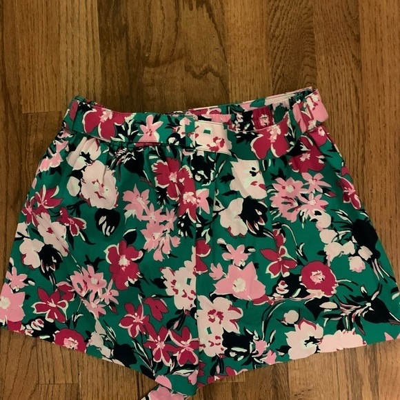J. Crew floral Cotton summer shorts, size 4 - Picture 3 of 6